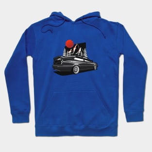 Black Coupe GT B2 1980 Night Hoodie